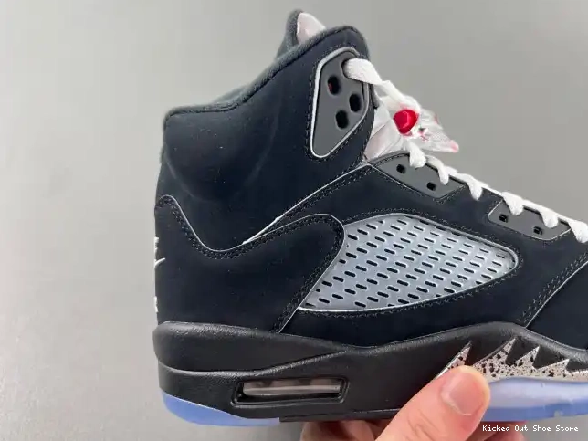 Kick Theory 5 Black Jordan Air Metallic HF3975-001 Reimagined 0605
